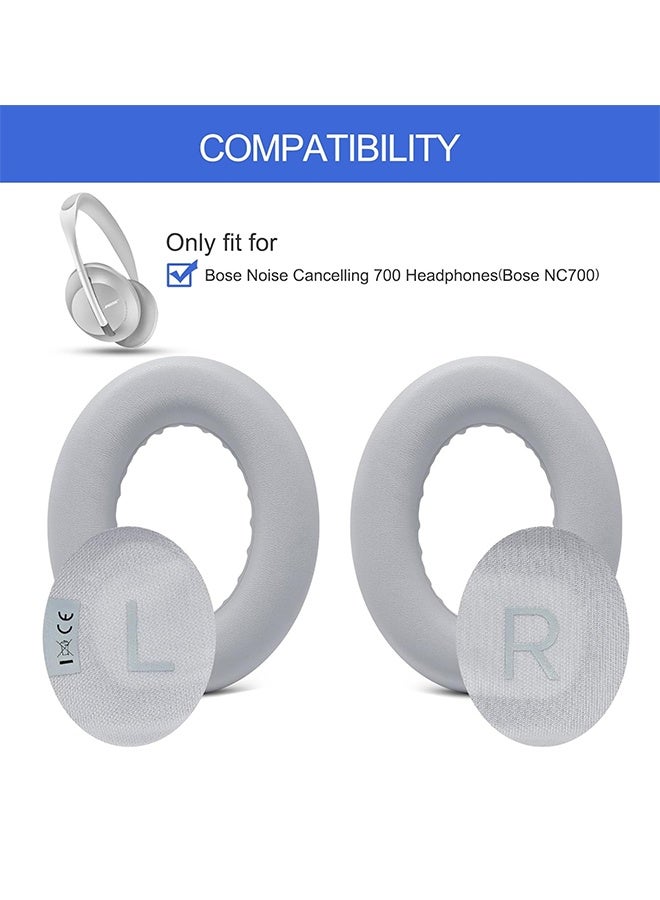 PCOMORE Replacement Ear Pads for Bose 700 Noise Cancelling Headphones NC700 – Soft PU Leather, Memory Foam, Extra Thick & Durable Ear Cushions – Comfortable Headphone Pads - Image 3